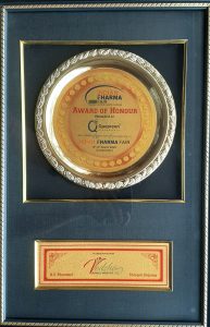 Indian Pharma Fair- Award of Honour