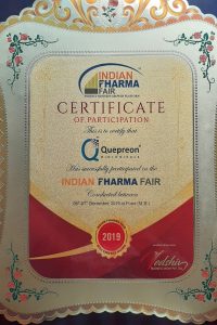 Indian Pharma Fair- Certificate of Participation